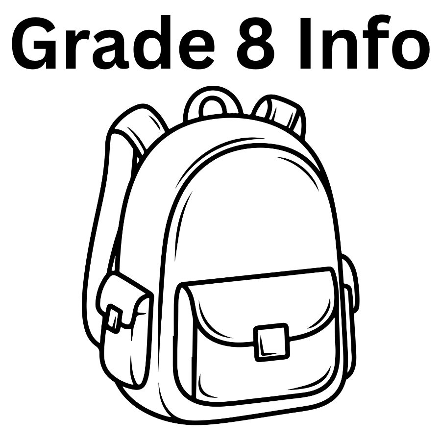 quick link picture for Grade 8 Information